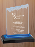 Frosted Top Acrylic - Outstanding Sales Award