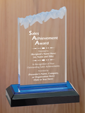 Frosted Top Acrylic - Outstanding Sales Award
