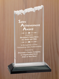Frosted Top Acrylic - Outstanding Sales Award