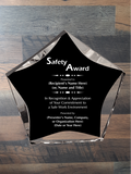 Luminary Star Acrylic - Safety Award
