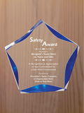 Luminary Star Acrylic - Safety Award