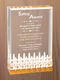 Mirage Acrylic - Safety Award