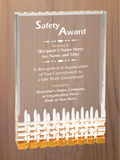 Mirage Acrylic - Safety Award