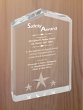 Star Point Acrylic - Safety Award