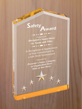 Star Point Acrylic - Safety Award