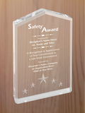 Star Point Acrylic - Safety Award