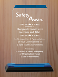 Clipped Corner Acrylic - Safety Award