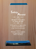 Clipped Corner Acrylic - Safety Award