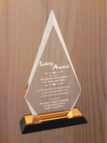 Arrow Point Acrylic - Safety Award