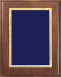 Walnut Wood Plaque with Decorative Plate - General Service Award