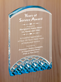Horizon Acrylic - Years of Service Award