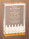 Mirage Acrylic - Years of Service Award