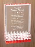 Mirage Acrylic - Years of Service Award