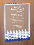 Mirage Acrylic - Years of Service Award