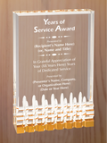 Mirage Acrylic - Years of Service Award