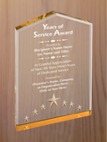 Star Point Acrylic - General Service Award