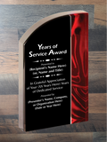 Velvet Wave Acrylic - Years of Service Award