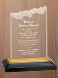 Frosted Top Acrylic - Years of Service Award