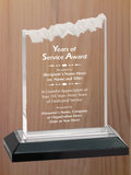 Frosted Top Acrylic - Years of Service Award
