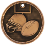 3D Football Medal