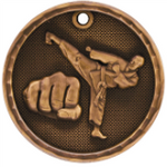 3D Martial Arts Medal