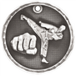3D Martial Arts Medal