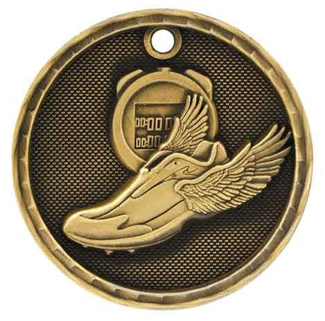 3D Track Medal