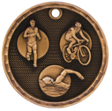 3D Triathlon Medal