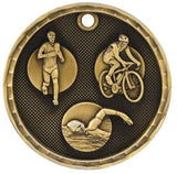 3D Triathlon Medal