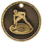3D Wrestling Medal