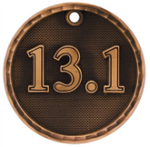 3D 13.1 Half Marathon Medal
