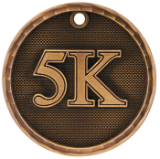 3D 5K Medal