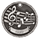 3D Music Medal