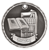 3D Reading Medal