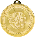 gold archery medal in the BriteLazer style