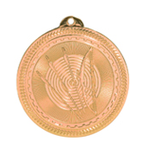 bronze archery medal in the BriteLazer style