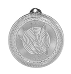 silver archery medal in the BriteLazer style