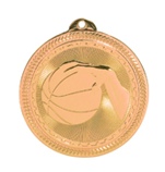 bronze basketball medal in the BriteLazer style