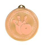 bronze bowling medal in the BriteLazer style