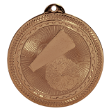 bronze cheerleading medal in the BriteLazer style