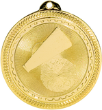 gold cheerleading medal in the BriteLazer style