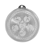 silver track field events medal in the BriteLazer style