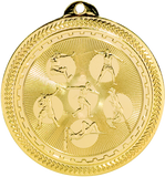 gold track field events medal in the BriteLazer style
