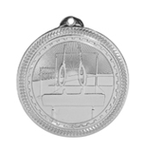 silver gymnastics medal in the BriteLazer style