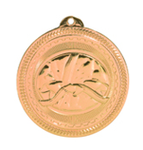 bronze martial arts medal in the BriteLazer style