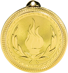 gold victory torch medal in the BriteLazer style