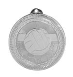 silver volleyball medal in the BriteLazer style