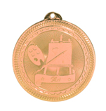 bronze art medal in the BriteLazer style