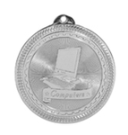 silver Computers medal in the BriteLazer style