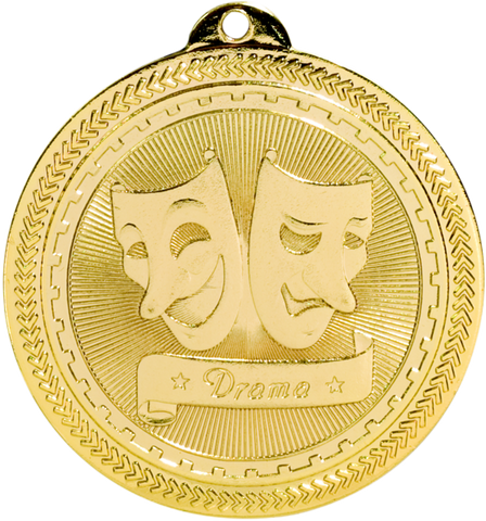 gold Drama medal in the BriteLazer style